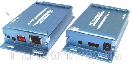 03-03-161. HDMI EXTENDER: передавач (TX) + приймач (RX), over TCP IP + audio extractor + IR control, HSV891