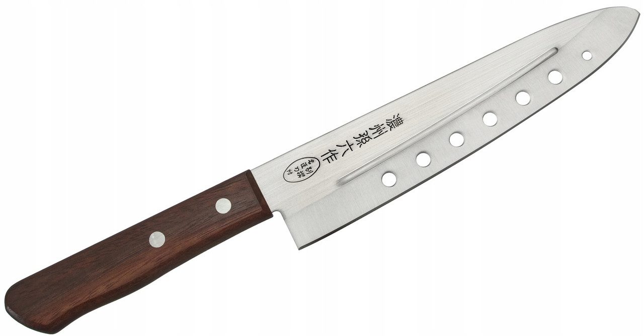 Японський ніж шефа кухні SATAKE Tomoko Air Holes 18 см