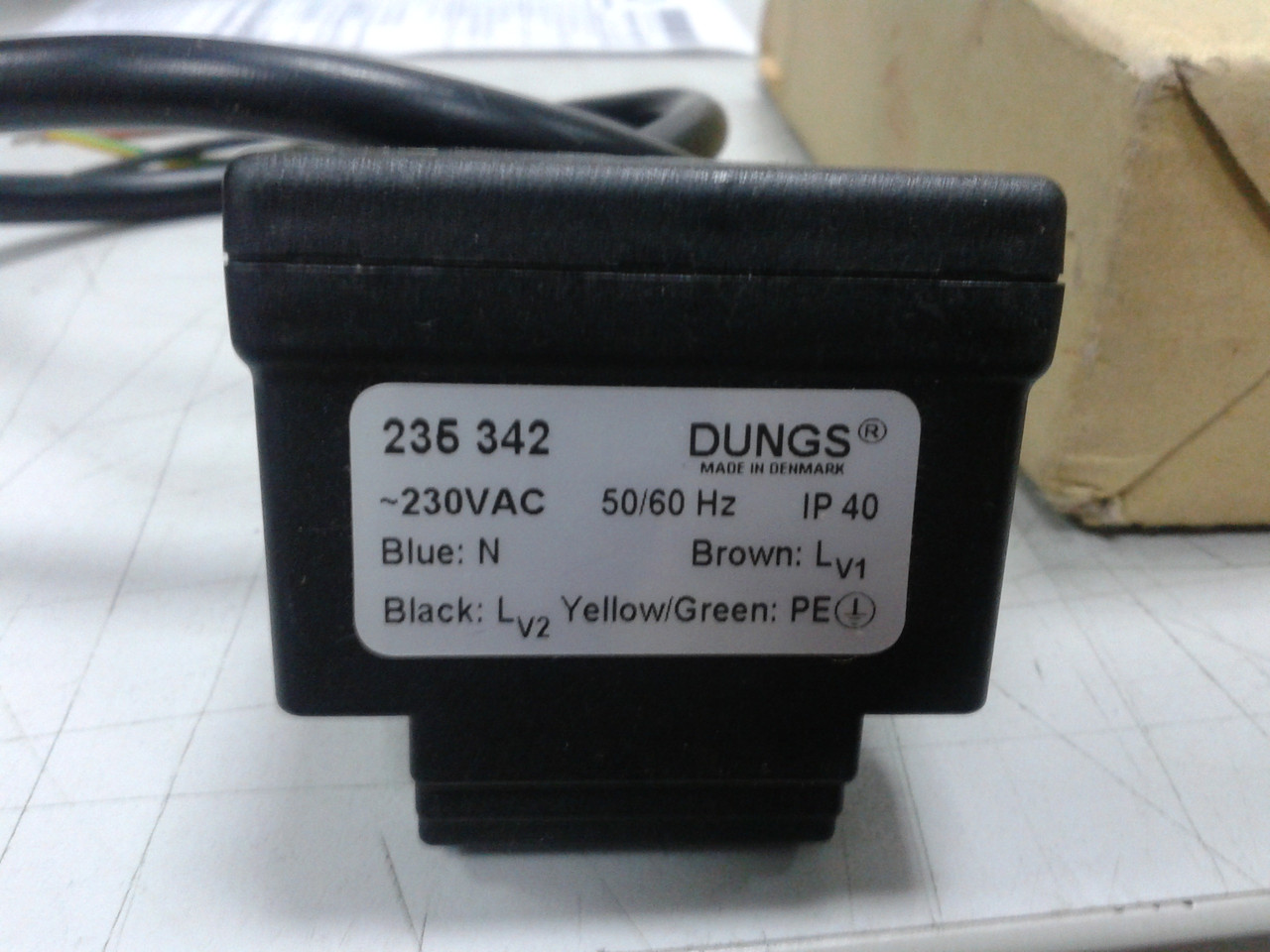 Клемна колодка на газовий клапан Dungs