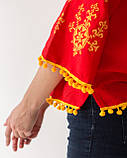 Жіноча сорочка з вишитим орнаментом MEREZHKA Зірка розмір XL, фото 9