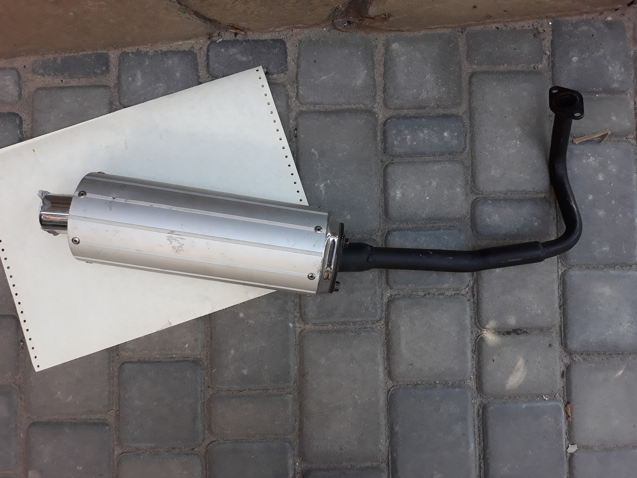 Глушник бочечка для GY6 100c