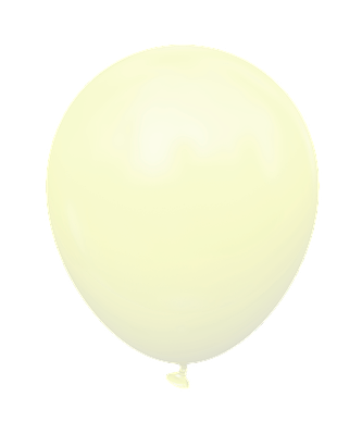 KL 5 STD жовтий макарун (YELLOW macaron). Кулі повітряні латексні без малюнка