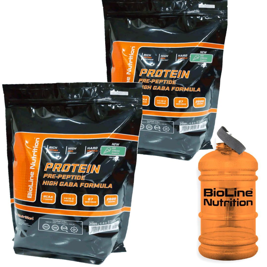 МАС PROTEIN (ПРОТЕЇН) WPC+WPH 80%, ВСАА-16,6%, ICE CREAM PARTY GERMANY+ СПОРТИВНИЙ ГІДРАТОР 1,89 л у ПОДАРУНОК!