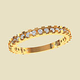 Жіноче кільце срібне Light stripe, фото 2