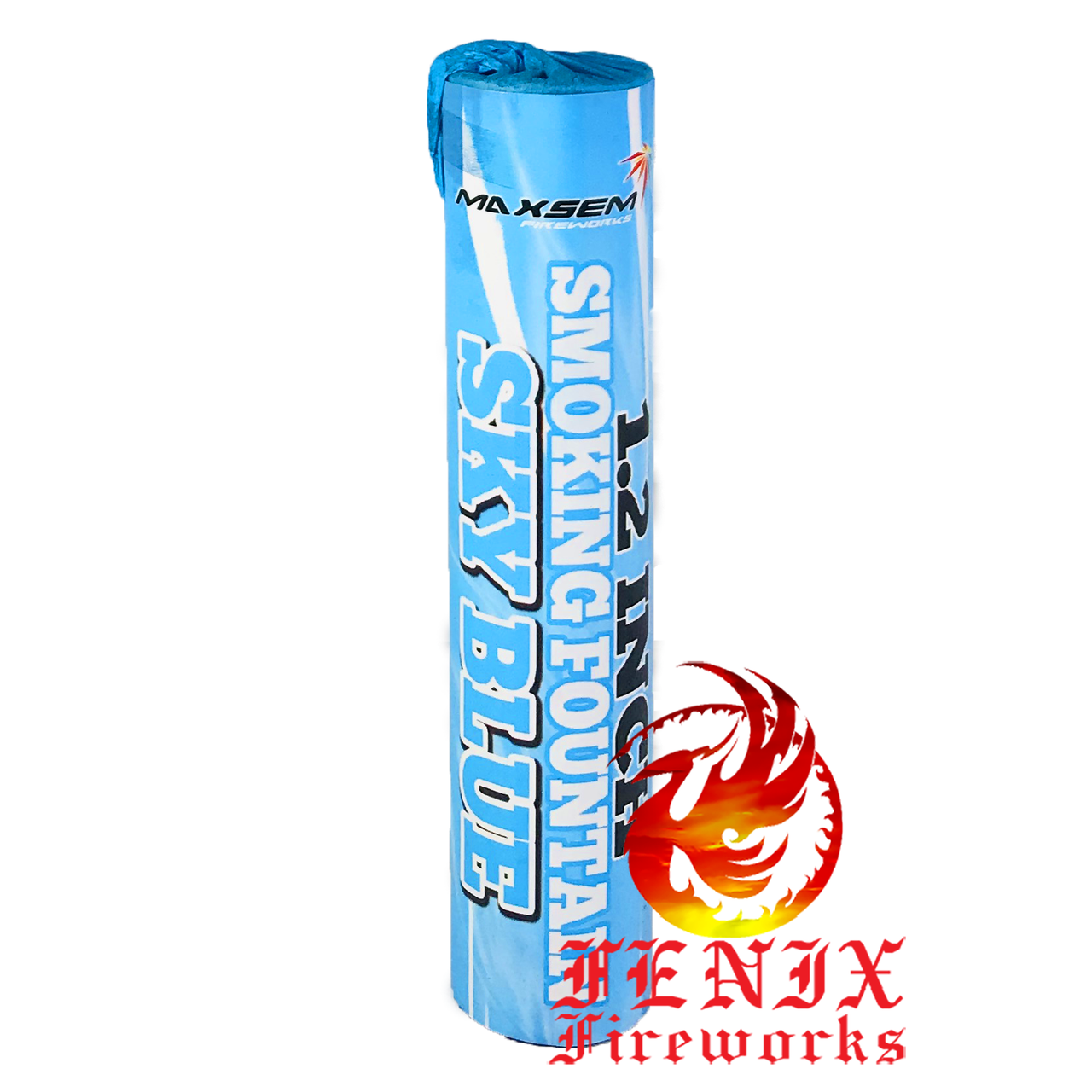 ЦВІТНИЙ ДИМ БІРЮЗОВИЙ ГУСТИЙ SKY BLUE (Димова шашка професійна) Smoke Bombs 60 секунд MA0513/SB