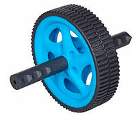 Ролик для пресса LiveUp Exercise Wheel LS3160B (18 см Blue-Black) v427