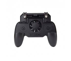 Ігровий контролер SUNROZ SR Mobile Game Controller тригер для смартфону з вентилятором Чорний (s462)