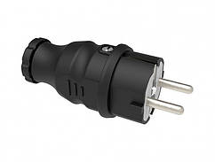 Вилка кабельна каучукова пряма 1P+N+E BEMIS 220-250В 16А IP44, BK1-1402-2011