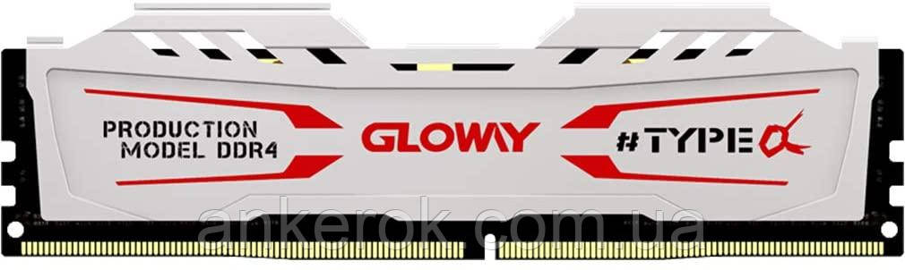 Оперативна пам'ять Gloway Type α 16GB (2x8GB) DDR4 2666MHz (White)