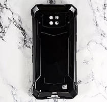 Силіконовий Бампер для Doogee S88 Pro Чорний і Прозорий колір