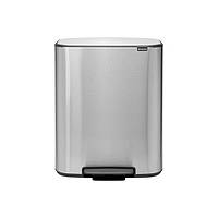 Бак для мусора Brabantia BO Pedal Bin 60 л Matt Steel (211324)