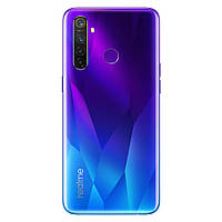 Задняя крышка Realme 5, Realme 5 Pro (Purple Crystal) фиолетовая Оригинал