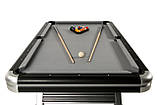 Більярдний стіл Prato з тенісною кришкою для гри в американський пул 214 х 120 х 78 см з ЛМДФ, фото 5