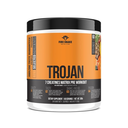 Креатинова суміш FireSnake Nutrition Trojan (7 паків) 300 г