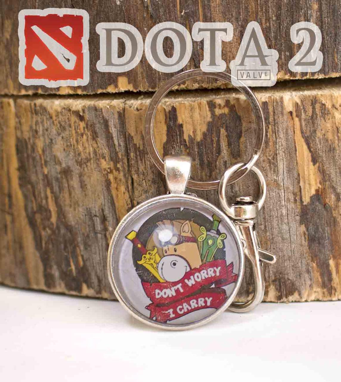 Брелок Dota 2 "don't worry, I carry"