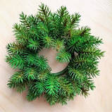 Хвойне вінок з ялинових гілок — 23 см, фото 2