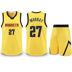 Жовта форма Murray No27 Денвер гравець Мюррей Джамал Denver Nuggets команда