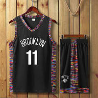 Баскетбольная черная с узором форма Кайри Ирвинг Бруклин Нетс Kyrie Irving №11 Brooklyn Nets