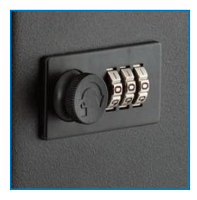 Шкафчик для ключей Buromax 0412 черный 57 матовый с брелками, фото 2