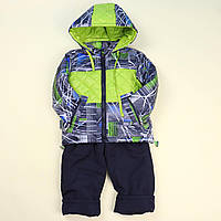 Комплект Куртка та Напівкомбінезон для хлопчика тм Одягайко розмір 104 см