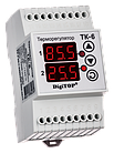 Регулятор температури ТК-6 (двохканальний, датчик DS18B20) DIN 