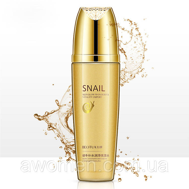 Уценка! Тонер для обличчя Beotua Snail з муцином равлика 120 ml (м'ята коробка)