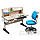 Комплект зростаюча парта для школярів Cubby Ammi Grey + ергономічне крісло FunDesk Pratico Mint, фото 2