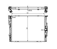 Радиатор охлаждения BMW 3 серии E90
