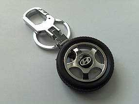 Брелок у формі колеса з логотипом Hyundai