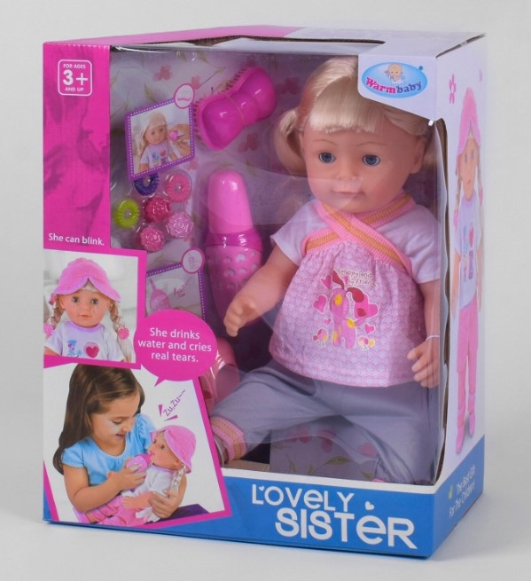 Пупс інтерактивний Улюблена сестричка Warmbaby WZJ 016-447