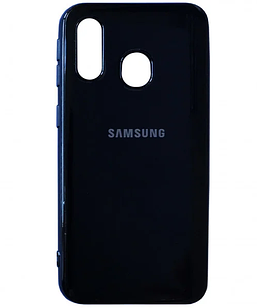 Накладка Soft GLASS для Samsung Galaxy A40 A405 black (самсунг галаксі а40)