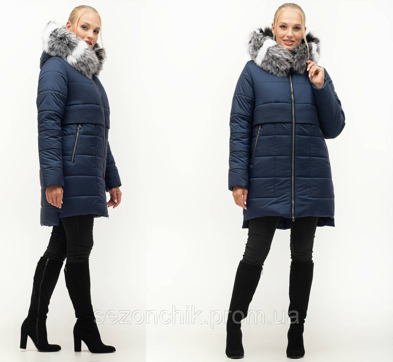 Зимова жіноча куртка модна Україна