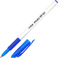 Ручка кулькова "Flair" №1310 Polo Grip 1мм синя з гум. грипом