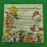 Новорічна паперова серветка (ЗЗХЗЗ, 20 шт.) LuxyНГ Весела парочка (1228) (1 пачка), фото 2