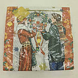 Новорічна паперова серветка (ЗЗХЗЗ, 20 шт.) LuxyНГ Підготовка до Різдва (1236) (1 пачка), фото 3