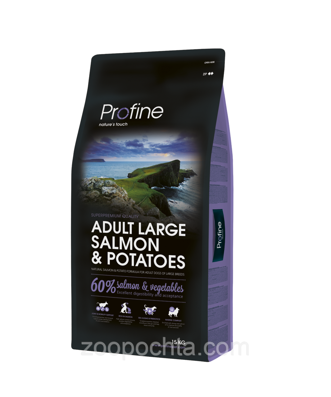 Сухий корм Profine Adult Large Salmon and Potatoes для дорослих собак великих порід із лососем і картоплею 15КГ