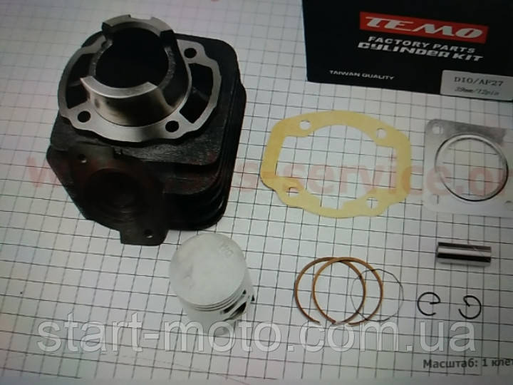 Циліндр к-кт Honda 49cm3LEAD AF-20 (Ø39, p-12) фірма "TEMO" Тайвань