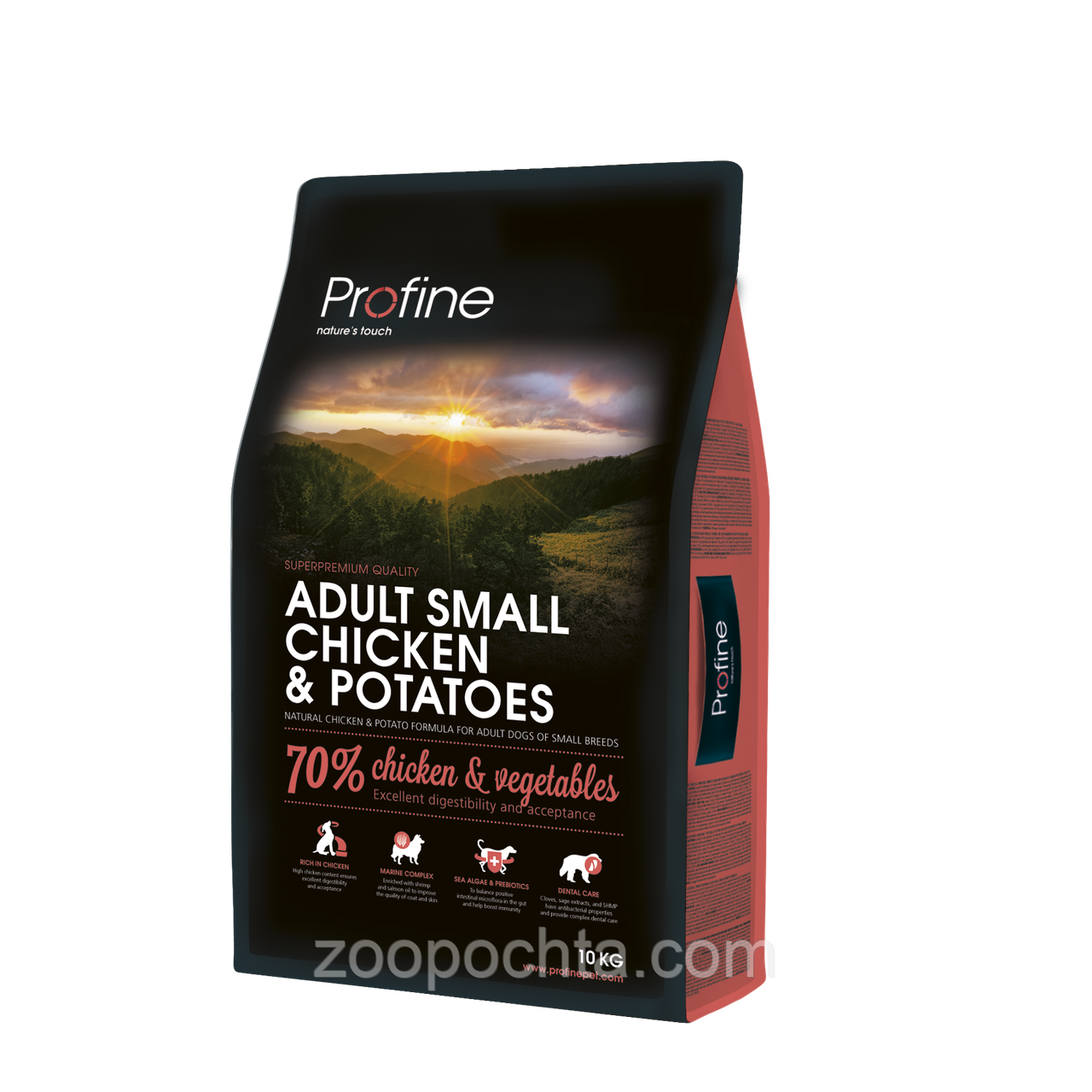 Сухий корм Profine Adult Small Chicken and Potatoes для дорослих собак малих порід із куркою та картоплею 10КГ, фото 1