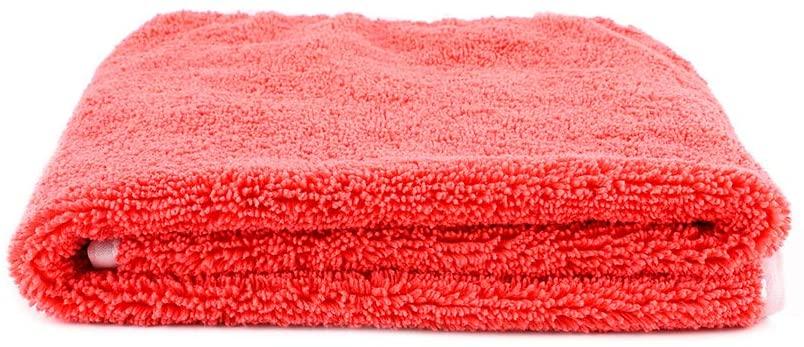 SGCB SGGD201 Edge Wax Towel Red — одностороння мікрофібра з оверлоком, червона 40х60 см