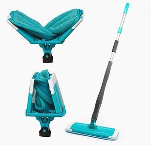 Швабра універсальна Titan Twist Mop з відтискачем для вологого прибирання обертається на 360 градусів