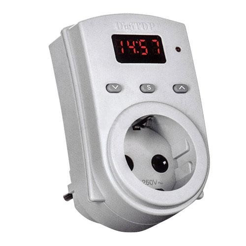 Реле часу програмоване ПРВ-1с (добовий режим) встановлення в розетку, фото 1
