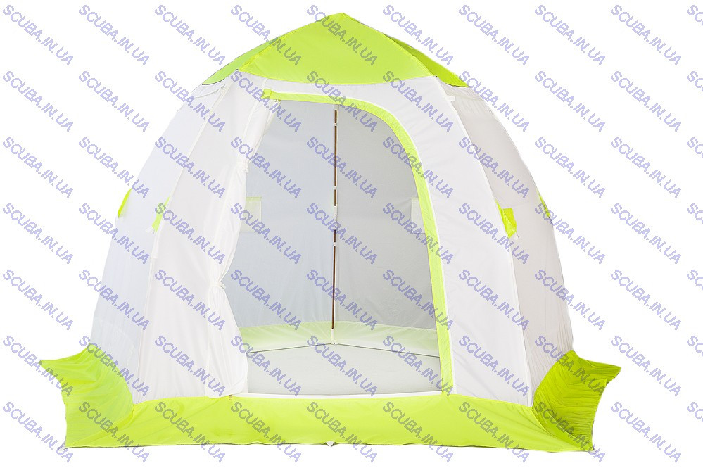 Палатка-зонт трехместная для зимней рыбалки 270*250 см, высота 180 см - фото 7 - id-p175587894