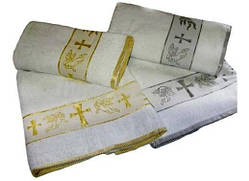 Рушник махровий крижма 70х140 Туреччина упаковка 6 шт.