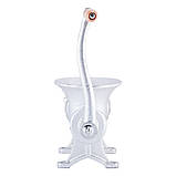 М'ясорубка ручна Kamille KM-6527 3 насадки 31х15х20.5 см Чавунна ручна м'ясорубка М'ясорубка для кухні, фото 5