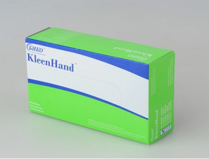 Рукавички KleenHand нітрилові без пудри розмір M 100 шт/уп