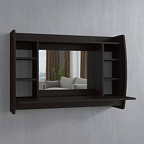 Навісний туалетний столик з дзеркалом G0081 Венге Темний