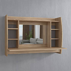 Навісний туалетний столик з дзеркалом G0081 Дуб Сонома