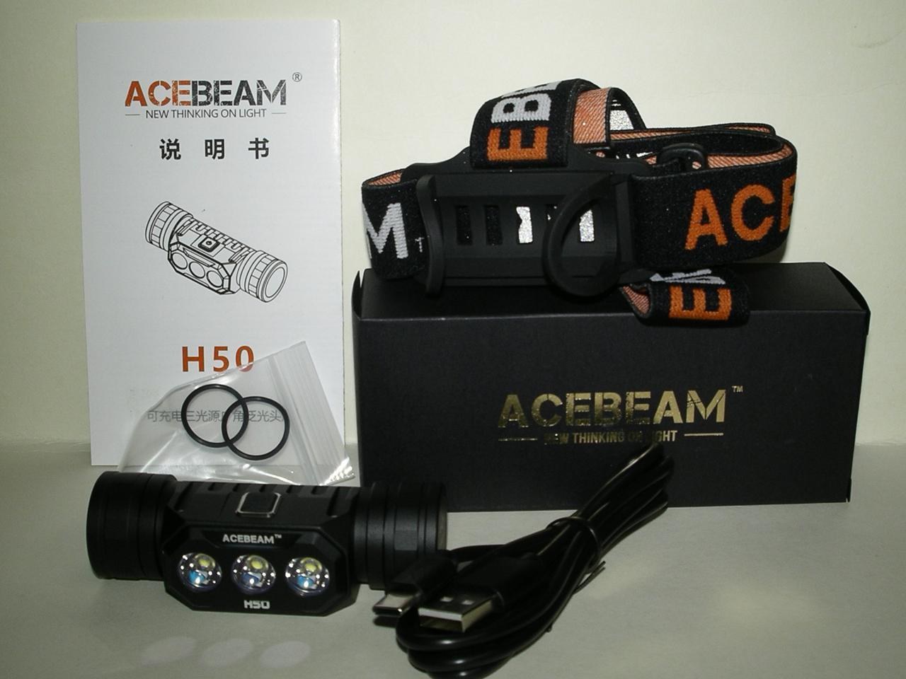 Ліхтар Acebeam TK17 3 діоди SAMSUNG LH351D