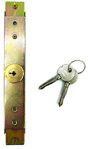 Замок накладной Gerda Tytan ZX GT8 длина ключа 103мм антик (Польша