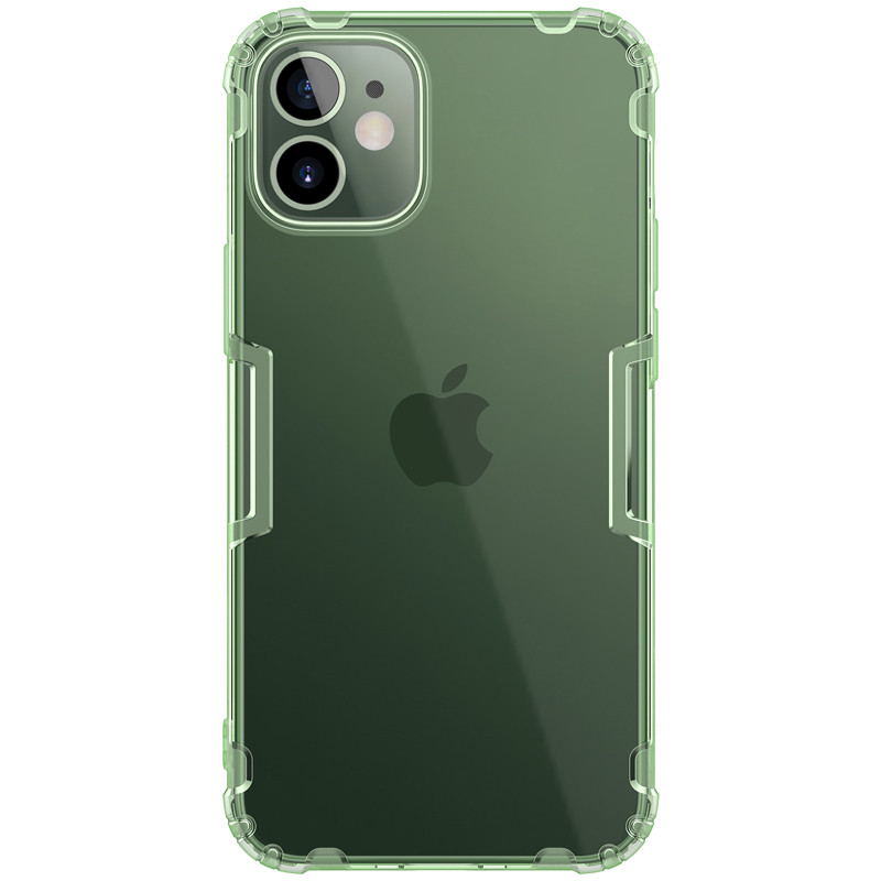 Nillkin Apple iPhone mini 12 (5.4") Nature TPU Case Green Прозорий Силіконовий Чохол з зеленим відтінком